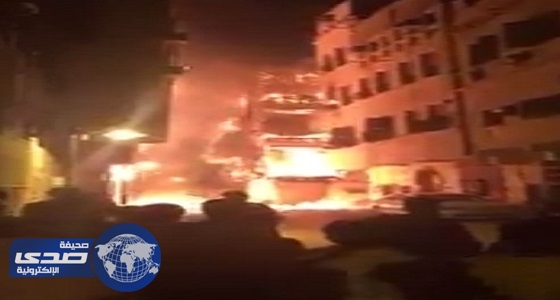 ⁠⁠⁠⁠⁠بالفيديو.. حريق هائل في جدة التاريخية