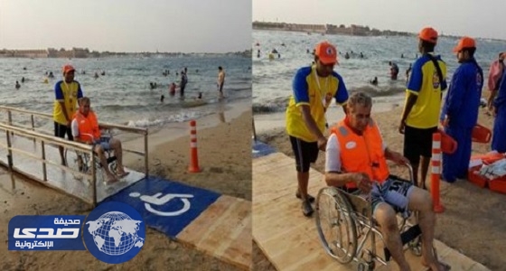بالفيديو والصور.. مواقع السباحة المخصصة لذوي الإعاقة بجدة