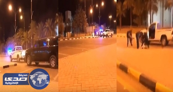 حقيقة مقطع فيديو مطلق النار على دورية الشرطة الخبر