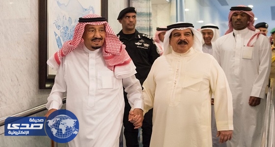 خادم الحرمين يتلقى برقية تهنئة من ملك البحرين لتأهل الأخضر إلى كأس العالم