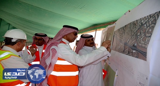 بالصور.. نائب وزير النقل يتفقد مشروع نفق النقرة بحائل