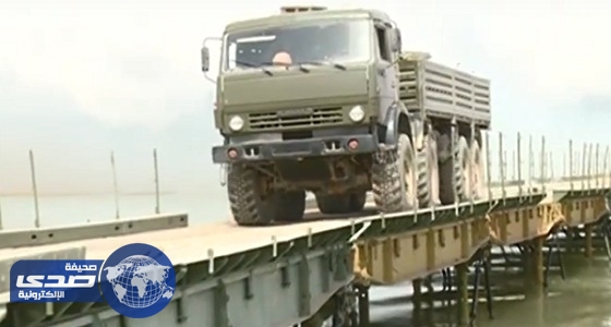⁠⁠⁠⁠⁠جسر عسكري فوق ” الفرات ” لدعم النظام السوري