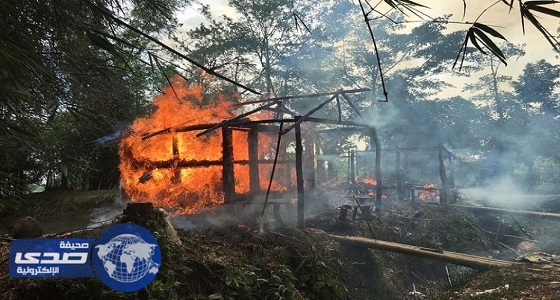 الميليشيات البوذية تحرق 5 منازل لمسلمي الروهينجا بـ &#8221; فوريتالا &#8220;