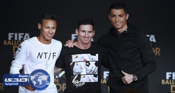 ميسي ورونالدو ونيمار مرشحون لجائزة أفضل لاعب في العالم