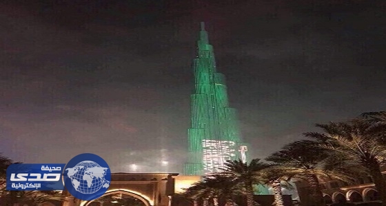 بالفيديو.. برج خليفة يتزين احتفالا بتأهل المنتخب السعودي لكأس العالم