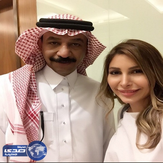 النجمة يارا بأحدث صورها مع الفنان عبادي الجوهر