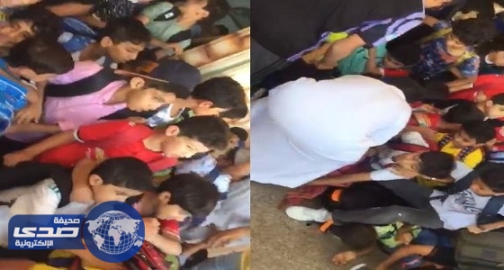 بالفيديو| إنقاذ طلاب مدرسة من كارثة بسبب التدافع