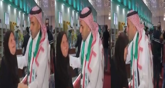 بالفيديو.. مسنة عراقية تقطع مراسل تلفزيوني باكية: &#8221; كل سعودي في قلبي &#8220;