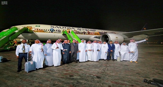 صور| الخطوط السعودية تدشن رحلاتها الرسمية والمنتظمة بين المملكة والعراق