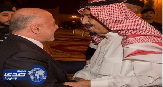 خادم الحرمين يستقبل رئيس وزراء العراق