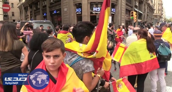 تظاهرة ضد الانفصال في برشلونة