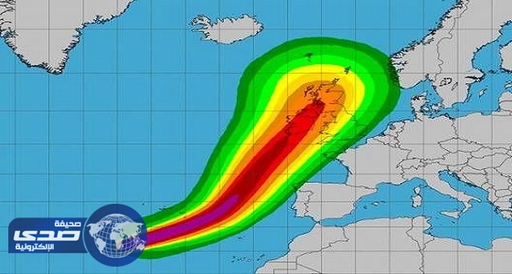 سفارة المملكة بأيرلندا تتجاهل تحذير المبتعثين من إعصار أفيلا