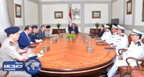 الرئيس المصري يؤكد على استمرار مواجهة الإرهاب والقضاء على مموليه
