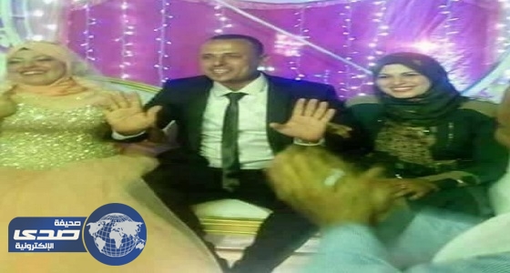 بالصور.. مصرية تزف زوجها على أخرى.. ” يا بخت من وفق راسين في الحلال “