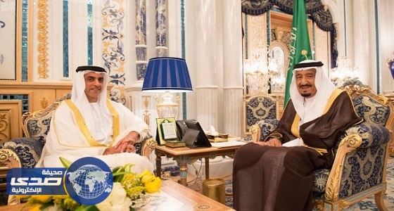 خادم الحرمين يستقبل نائب رئيس مجلس الوزراء الإماراتي