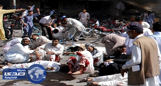 مقتل وإصابة 29 شخصا جراء تفجير انتحارى فى باكستان