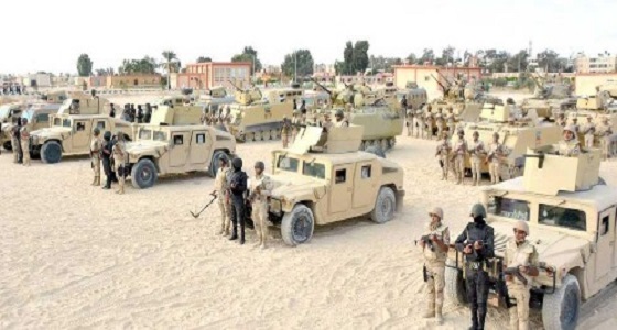الجيش المصري يتصدى لهجوم إرهابي ويقتل 16 مسلحا بسيناء