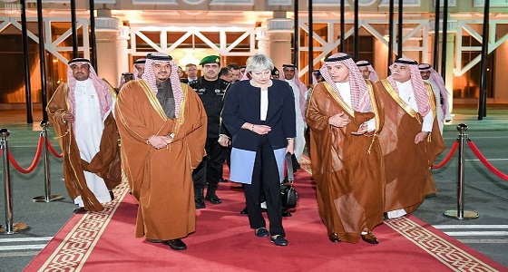 رئيسة وزراء بريطانيا تغادر الرياض