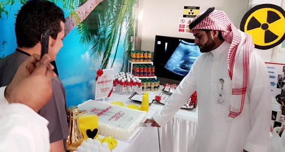 بالصور.. مستشفى الملك سعود للأمراض الصدرية يحتفل باليوم العالمي للأشعة