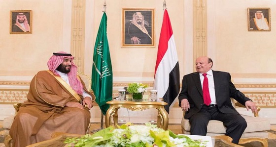 ولي العهد يبحث مع الرئيس اليمني أخر المستجدات