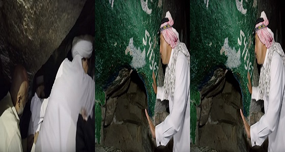 فيديو| لحظة دخول النبي وأبو بكر غار &#8221; ثور &#8221; .. مشهد تمثيلي