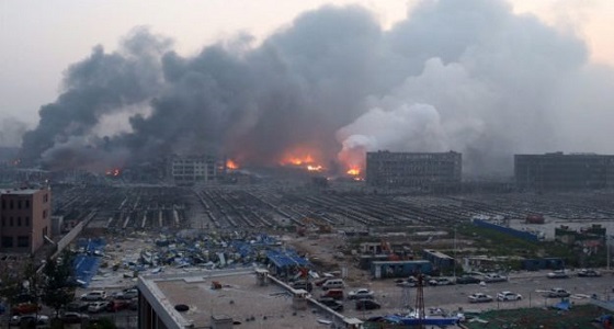 انفجار في مصنع بالصين.. وانهيار المباني المجاورة