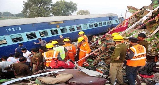 مقتل ثلاثة وإصابة 9 جراء خروج قطار عن مساره بشمال الهند
