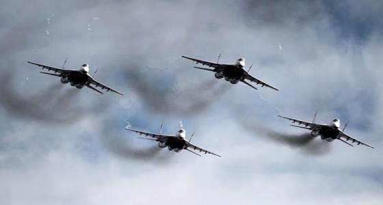 المقاتلات الروسية تطارد طائرة تجسس أمريكية