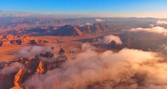 مصور يوثق مرتفعات &#8221; نيوم &#8221;  بتشكيلات رائعة