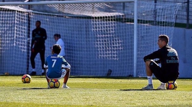 نجل كريستيانو رونالدو ينضم لريال مدريد