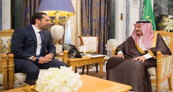خادم الحرمين يستقبل رئيس وزراء لبنان السابق