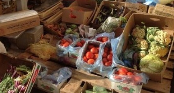 أمانة تبوك تصادر أكثر من ألف كجم من الخضروات والفواكه الفاسدة
