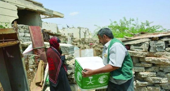 المملكة توزع 1500 سلة غذائية للمحتاجين في مأرب
