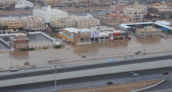 شاهد.. المناطق المتضررة في جدة بعد الأمطار