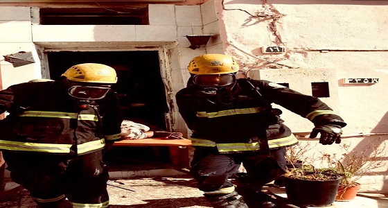 بالصور.. وفاة 3 فتيات في حريق منزل شعبي بالطائف