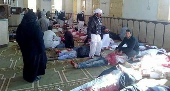 ارتفاع عدد ضحايا حادث مسجد حي الروضة بمدينة العريش إلى 235 قتيلاً