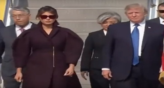 بالفيديو.. جولة ترامب وزوجته في كوريا الجنوبية