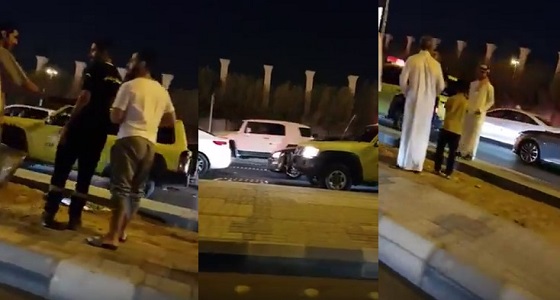 بالفيديو.. بقايا الصاروخ الباليستي بالقرب من مطار الملك خالد