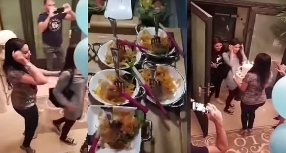 بالفيديو.. لجين عمران تفاجئ شقيقتها أسيل بـ 1000 بالونة في عيد ميلادها