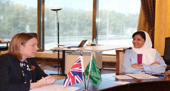 ريما بنت بندر ووزيرة الرياضة البريطانية يبحثان أوجه التعاون بين البلدين
