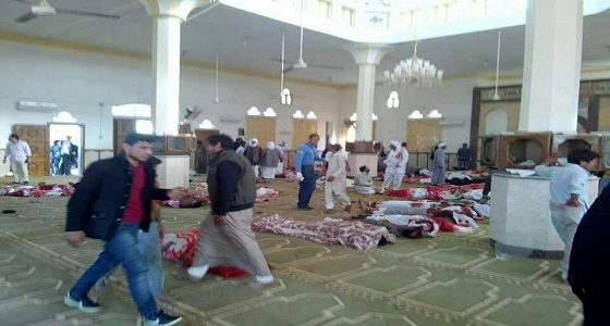 بالفيديو.. لقطات من مجزرة مسجد العريش