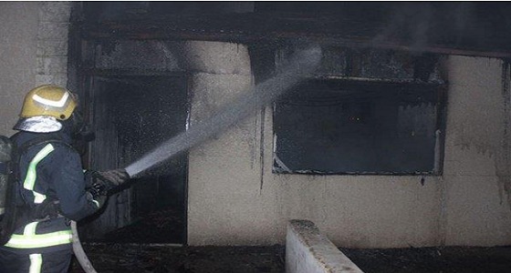 بالصور .. وفاة مواطن إثر حريق في منزل بـ ” بريدة “