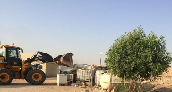 إزالة 66 مخيمًا عشوائيا في الرياض