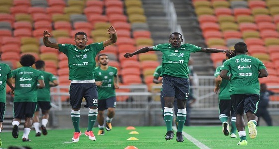 الأخضر يستعد لمواجهة المنتخب الإماراتي