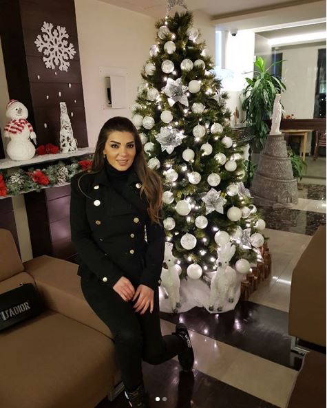 دينا حايك تحتفل بالكريسماس على طريقتها الخاصة