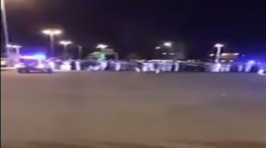 بالفيديو.. حفل زواج يتحول إلى ميدان رماية أمام الدوريات الأمنية في طريب