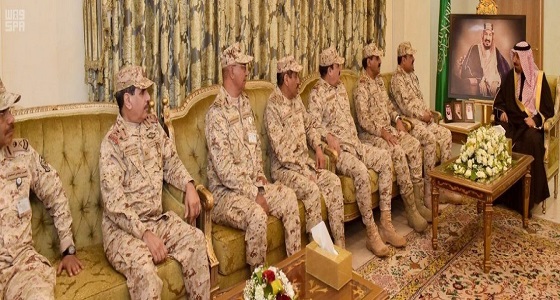 أمير منطقة نجران يستقبل رئيس الجهاز العسكري بوزارة الحرس الوطني