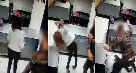 بالفيديو.. مغني يعتدي بالضرب المبرح على زوجته داخل ملهى