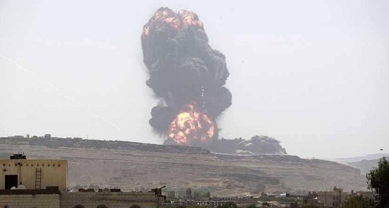مقاتلات التحالف تدمر صاروخا باليستيا للمليشيا الإرهابية