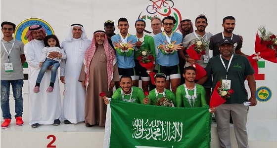 دراجو المنتخب السعودي يحصد 19 ميدالية في البطولة العربية للمضمار